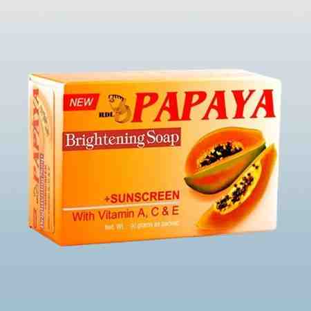 RDL Papaya Brightening Soap Sudah BPOM (90)NA40220500001(91)250718