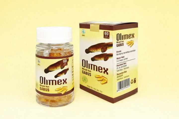 Olimex Minyak Ikan Gabus, Obat Apa, Manfaat & Efek Samping